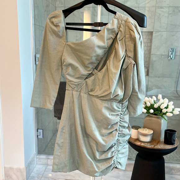 Revolve ATOIR Perfect Places Sage Green Mini Dress, US Size 8 (runs small) - Picture 3 of 16